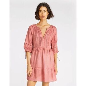 Kivari Harlow Linen Babydoll Dress 8